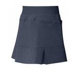 ADIDAS WOMEN'S 15" PLEATED PERFORATED GOLF SKORT - CREW NAVY