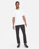 NIKE MEN'S DRI-FIT VICTORY GOLF POLO SHIRT - WHITE/BLACK