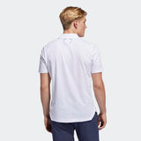 ADIDAS MEN'S ADICROSS THREE BELOW GOLF POLO SHIRT - WHITE
