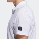 ADIDAS MEN'S ADICROSS THREE BELOW GOLF POLO SHIRT - WHITE