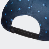 ADIDAS MEN'S ALLOVER PRINT SHIELD GOLF HAT - CREW NAVY