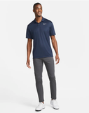 NIKE MEN'S DRI-FIT VICTORY GOLF POLO SHIRT - OBSIDIAN/WHITE