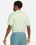 NIKE MEN'S DRI-FIT VICTORY MICRO PRINT GOLF POLO SHIRT - SEAFOAM/WHITE