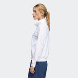 ADIDAS WOMEN'S BOMBER GOLF JACKET - WHITE