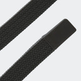 ADIDAS MEN'S BRAIDED STRETCH GOLF BELT - BLACK