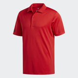 ADIDAS MEN'S PERFORMANCE GOLF POLO SHIRT - Collegiate Red