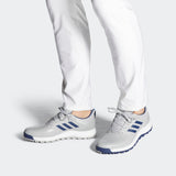 ADIDAS MEN'S CP TRAXION SPIKELESS GOLF SHOES - GREY TWO / TECH INDIGO / CLOUD WHITE