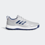 ADIDAS MEN'S CP TRAXION SPIKELESS GOLF SHOES - GREY TWO / TECH INDIGO / CLOUD WHITE