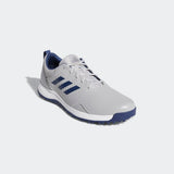 ADIDAS MEN'S CP TRAXION SPIKELESS GOLF SHOES - GREY TWO / TECH INDIGO / CLOUD WHITE