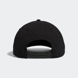 ADIDAS MEN'S CIRCLE PATCH SNAPBACK GOLF HAT - BLACK