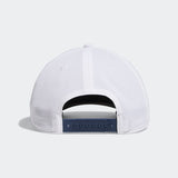 ADIDAS MEN'S CIRCLE PATCH SNAPBACK GOLF HAT - WHITE
