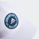 ADIDAS MEN'S CIRCLE PATCH SNAPBACK GOLF HAT - WHITE