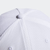 ADIDAS MEN'S CIRCLE PATCH SNAPBACK GOLF HAT - WHITE
