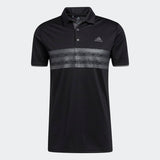 ADIDAS MEN'S CORE GOLF POLO SHIRT - BLACK / GREY FIVE
