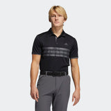 ADIDAS MEN'S CORE GOLF POLO SHIRT - BLACK / GREY FIVE