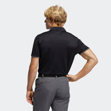 ADIDAS MEN'S CORE GOLF POLO SHIRT - BLACK / GREY FIVE
