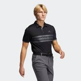 ADIDAS MEN'S CORE GOLF POLO SHIRT - BLACK / GREY FIVE