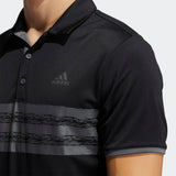 ADIDAS MEN'S CORE GOLF POLO SHIRT - BLACK / GREY FIVE