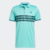 ADIDAS MEN'S CORE GOLF POLO SHIRT - ACID MINT / WILD TEAL