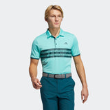 ADIDAS MEN'S CORE GOLF POLO SHIRT - ACID MINT / WILD TEAL