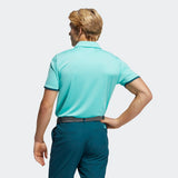 ADIDAS MEN'S CORE GOLF POLO SHIRT - ACID MINT / WILD TEAL