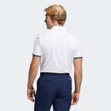 ADIDAS MEN'S CORE GOLF POLO SHIRT - WHITE / CREW NAVY