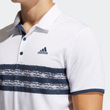 ADIDAS MEN'S CORE GOLF POLO SHIRT - WHITE / CREW NAVY