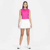NIKE WOMEN'S DRI-FIT VICTORY SLEEVELESS GOLF POLO SHIRT - ACTIVE PINK