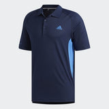 ADIDAS MEN'S ULTIMATE365 CLIMACOOL SOLID GOLF POLO SHIRT - CONAVY/TRUBLU