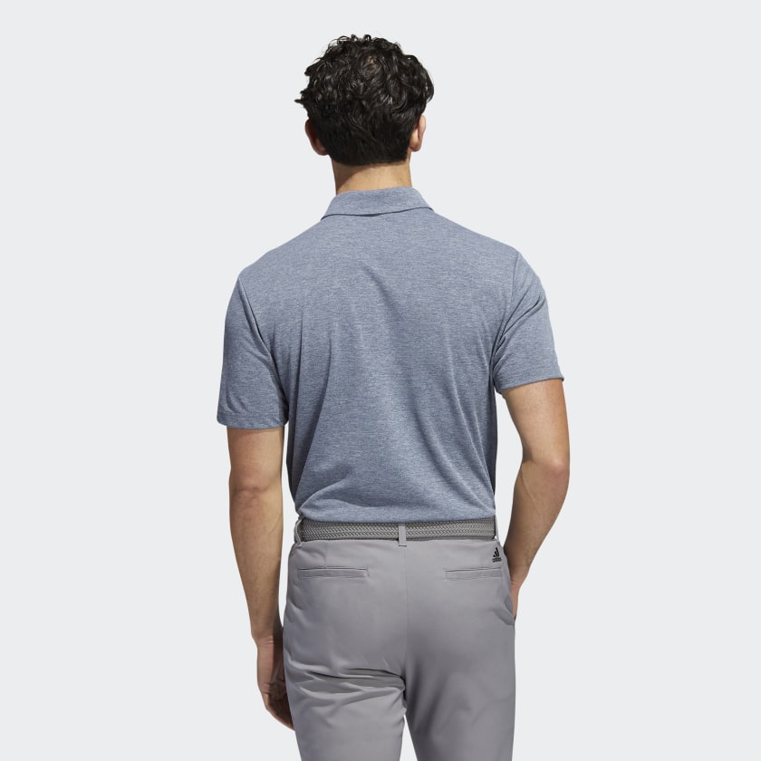 ADIDAS MEN'S DRIVE HEATHER GOLF POLO SHIRT COLLEGIATE NAVY Pin High UAE