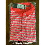 ADIDAS MEN'S ULTIMATE365 STRIPE GOLF POLO SHIRT - FLARED/WHITE