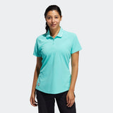 ADIDAS WOMEN'S EQUIPMENT PRIMEGREEN GOLF POLO SHIRT - ACID MINT