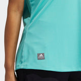 ADIDAS WOMEN'S EQUIPMENT PRIMEGREEN GOLF POLO SHIRT - ACID MINT