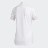 ADIDAS WOMEN'S ULTIMATE365 PRINTED GOLF POLO SHIRT - WHITE