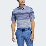 ADIDAS MEN'S ULTIMATE365 ENGINEERED HEATHERED GOLF POLO SHIRT - TRAROY / SKYTIN / LGBLME