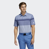 ADIDAS MEN'S ULTIMATE365 ENGINEERED HEATHERED GOLF POLO SHIRT - TRAROY / SKYTIN / LGBLME