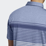 ADIDAS MEN'S ULTIMATE365 ENGINEERED HEATHERED GOLF POLO SHIRT - TRAROY / SKYTIN / LGBLME