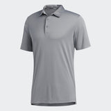 ADIDAS MEN'S 3-STRIPES GOLF POLO SHIRT - Grey/Black