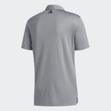 ADIDAS MEN'S 3-STRIPES GOLF POLO SHIRT - Grey/Black