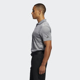 ADIDAS MEN'S KEY SPORT GOLF POLO SHIRT - GRETHR/GREFIV/BLACK