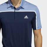 ADIDAS MEN'S ULTIMATE365 COLORBLOCK GOLF POLO SHIRT - CONAVY/TRAROY