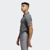 ADIDAS MEN'S CORE NOVELTY GOLF POLO SHIRT - BLACK MELANGE