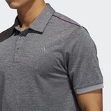 ADIDAS MEN'S CORE NOVELTY GOLF POLO SHIRT - BLACK MELANGE