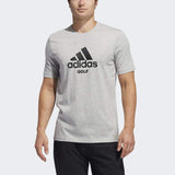 ADIDAS MEN'S GOLF TEE - GREY HEATHER