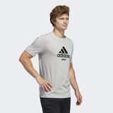 ADIDAS MEN'S GOLF TEE - GREY HEATHER