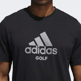 ADIDAS MEN'S GOLF TEE - BLACK