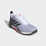 ADIDAS MEN'S CODECHAOS GOLF SHOES - FTWR WHITE / CORE BLACK / LIGHT FLASH ORANGE