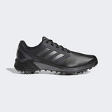 ADIDAS MEN'S ZG21 GOLF SHOES - CORE BLACK / DARK SILVER METALLIC / GREY FIVE