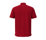 UNDER ARMOUR MEN'S TECH GOLF POLO - RED / GRAPHITE