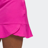 ADIDAS WOMEN'S FRILL GOLF SKORT - Lucid Fuchsia